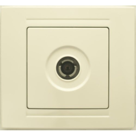 MD2912123 ТВ розетка оконечная крем