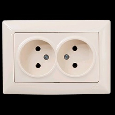 VS2812149 Розетка 2х крем