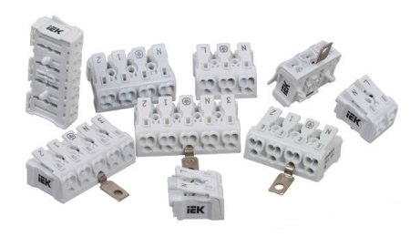 Клемма пружинная соединительная КСПнз5-3L+N+PE