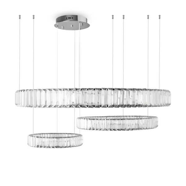 Серия Tier прекрасное дополнение к вашему интерьеру. Светильник может быть использован в интерьерах смешанного типа, например , голливудский гламур и современная классика. Хрустальный потолочный светильник излучает свет днем и ночью. В солнечном свете его