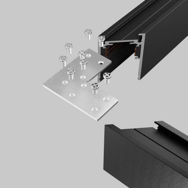 Соединитель угловой для накладного шинопровода Exility