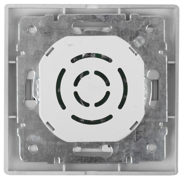 1-401-01 Intro Светорегулятор поворотный, 600Вт 230В, IP20, СУ, Plano, белый (10/200/2000)