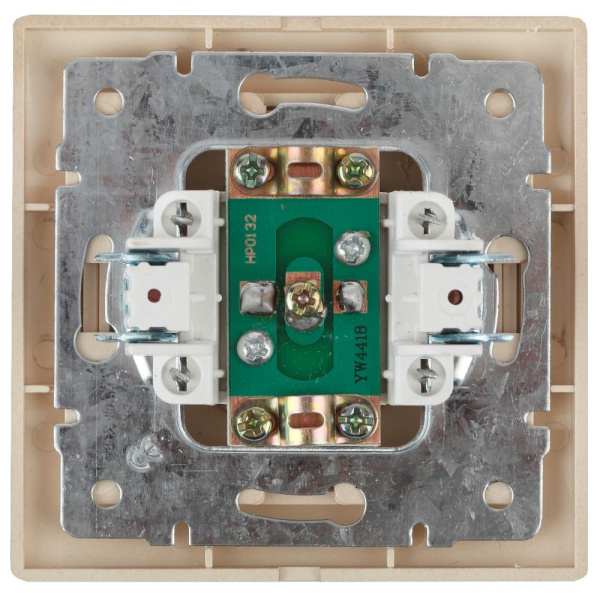 Розетка Intro Plano 1-301-04 TV одиночная, IP20, СУ, шампань