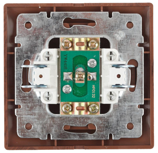 Розетка Intro Plano 1-301-10 TV одиночная, IP20, СУ, венге