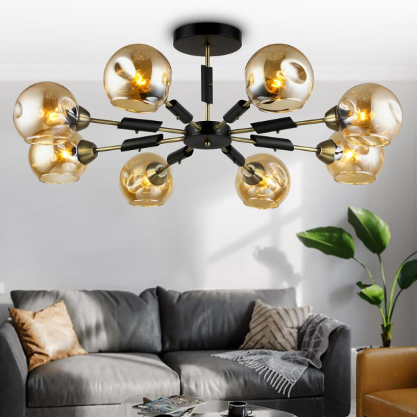 Люстра Rivoli Desma 3080-308 8 х E27 40Вт модерн