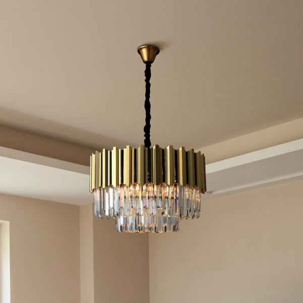 Люстра Rivoli Daniela 3053-308 8 * Е14 40 Вт хрусталь