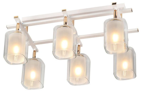 Светильник потолочный Rivoli Helga 3100-306 6 * Е27 40 Вт модерн