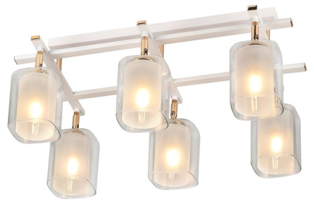 Светильник потолочный Rivoli Helga 3100-306 6 * Е27 40 Вт модерн