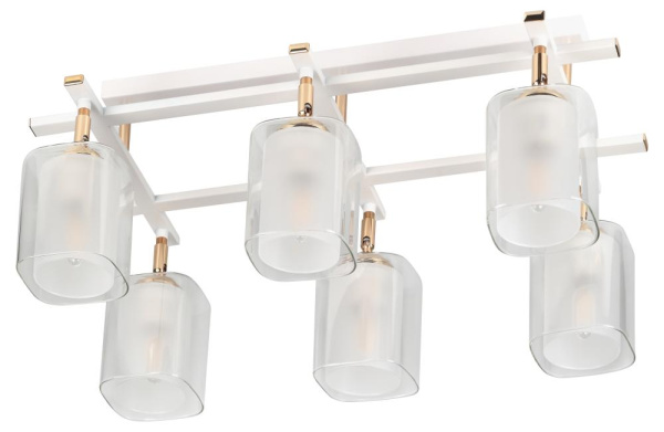 Светильник потолочный Rivoli Helga 3100-306 6 * Е27 40 Вт модерн