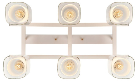 Светильник потолочный Rivoli Helga 3100-306 6 * Е27 40 Вт модерн