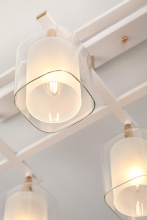 Светильник потолочный Rivoli Helga 3100-306 6 * Е27 40 Вт модерн