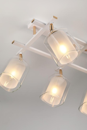 Светильник потолочный Rivoli Helga 3100-306 6 * Е27 40 Вт модерн