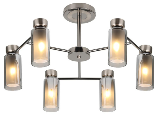 Люстра  Rivoli Klara 3099-306 6 * Е14 15 Вт модерн