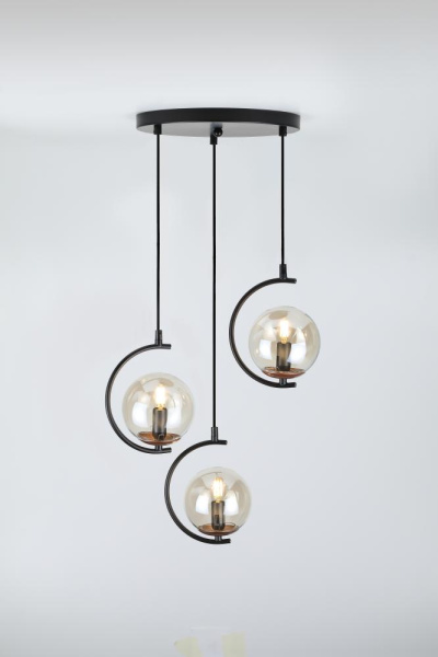 Светильник подвесной (подвес) Rivoli Marlen 3103-203 3 * Е14 40 Вт модерн