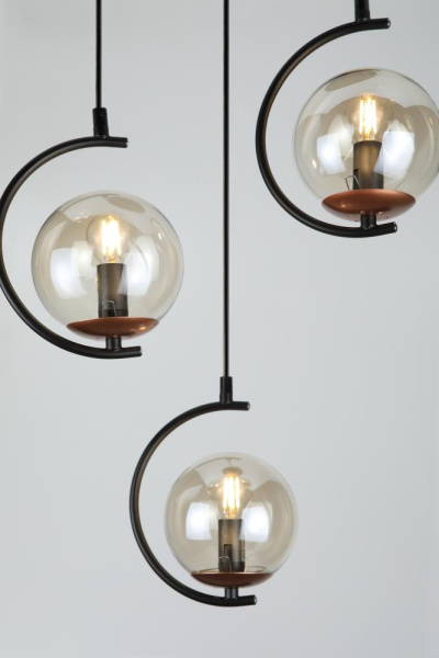 Светильник подвесной (подвес) Rivoli Marlen 3103-203 3 * Е14 40 Вт модерн