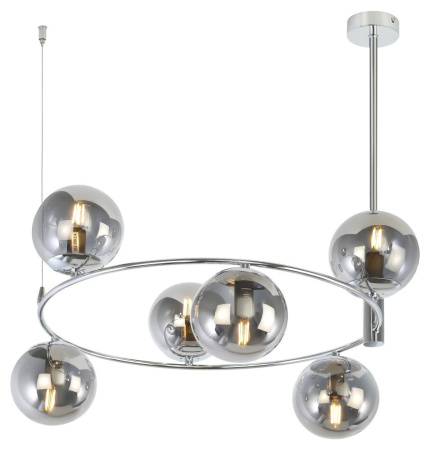 Люстра  Rivoli Pauline 3104-306 6 * Е14 40 Вт модерн