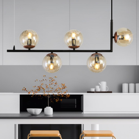 Люстра  Rivoli Ulrike 3171-205 5 * Е14 40 Вт модерн