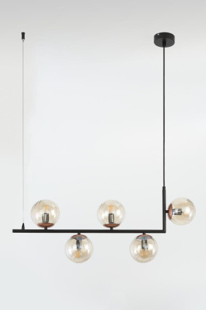 Люстра  Rivoli Ulrike 3171-205 5 * Е14 40 Вт модерн