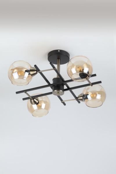 Люстра  Rivoli Hannelore 3109-304 4 * Е14 40 Вт модерн