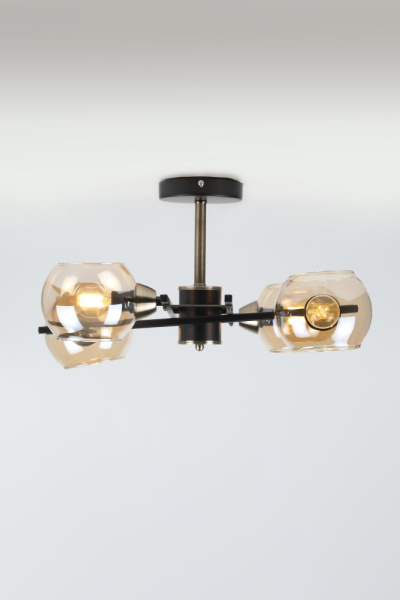 Люстра  Rivoli Hannelore 3109-304 4 * Е14 40 Вт модерн