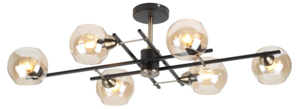 Люстра  Rivoli Hannelore 3109-306 6 * Е14 40 Вт модерн