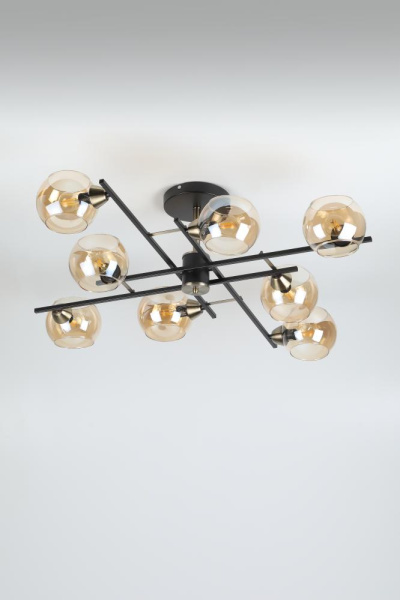 Люстра  Rivoli Hannelore 3109-308 8 * Е14 40 Вт модерн