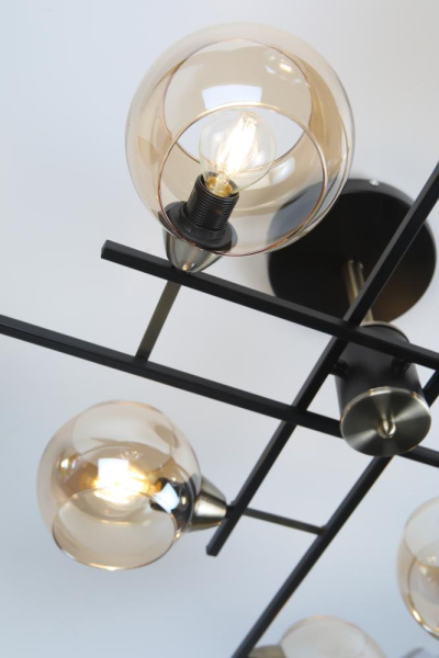 Люстра  Rivoli Hannelore 3109-308 8 * Е14 40 Вт модерн