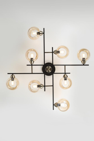 Люстра  Rivoli Hannelore 3109-308 8 * Е14 40 Вт модерн