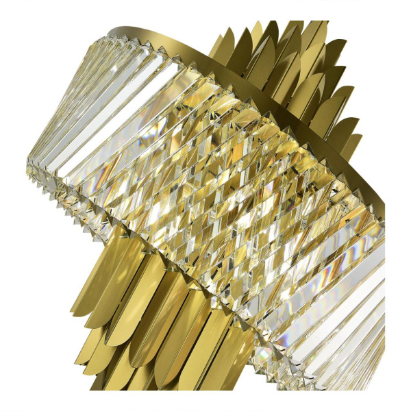 SL1635.303.09 Люстра подвесная ST-Luce Латунь/Прозрачный E14 9*40W NARI