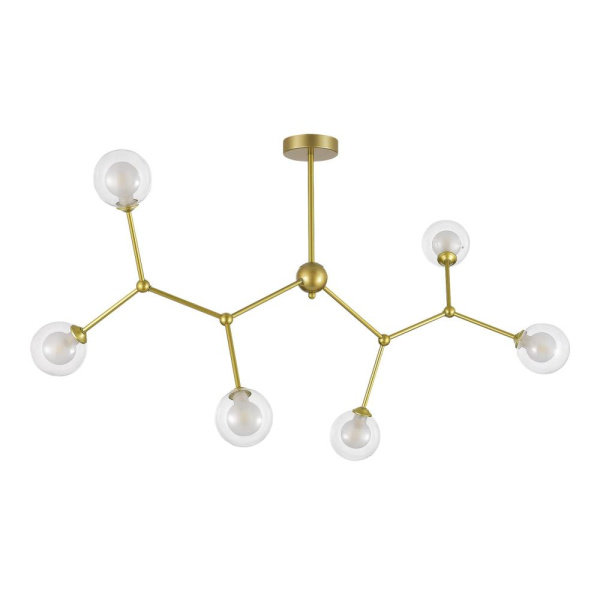 SLE1106-203-06 Светильник подвесной Золотистый/Прозрачный, Белый G9 6*5W ARCUS