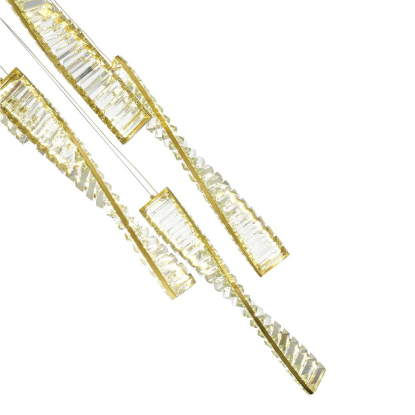 SL6205.303.05 Светильник подвесной ST-Luce Латунь/Прозрачный LED 1*55W 3000K ELICA