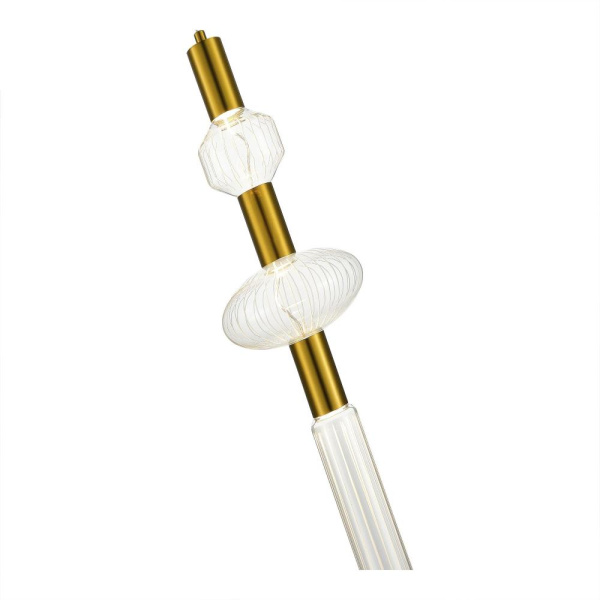 SL6117.203.03 Светильник подвесной ST-Luce Латунь/Золотой, Прозрачный LED 3*3W 3000K TACCHE