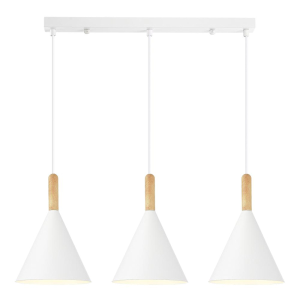 SLE1255-503-03 Светильник подвесной Белый/Белый E27 3*40W ARKET