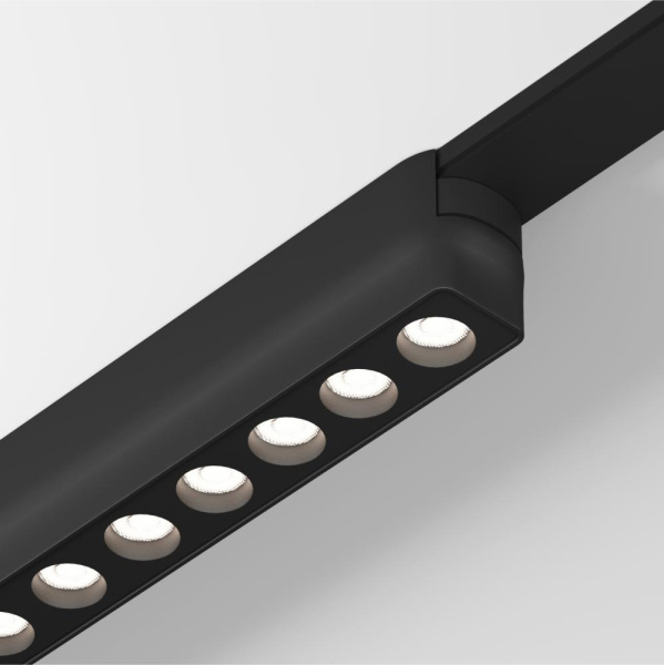 DK5365-BK Светильник для трека Air, серия Grill 2700-6500 со светодиодом, L230*W26*H36мм, 48V DC, 12W, RA?90, 36°, 2700-6500K, IP20, черный, алюминий