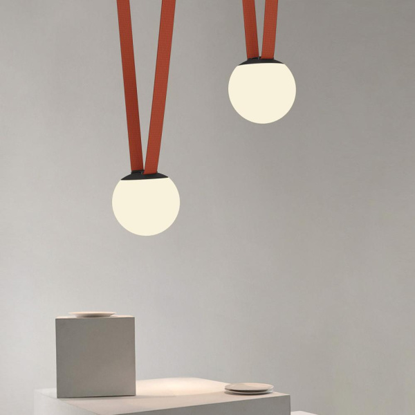 DK5552-BK Cветильник для трека-ремня Belty, серия Orb, со светодиодом, D180*H181мм, 48V DC, 10W, RA90, 120°, 4000K, IP20, черный, акрил