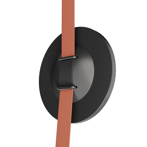 DK5566-BK Cветильник для трека-ремня Belty, серия Flow, со светодиодом, D168*H29.5мм, 48V DC, 10W, RA90, 120°, 4000K, IP20, черный, алюминий