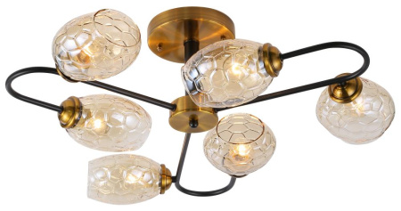 Люстра Rivoli Moonless 3126-306 6 х Е14 40 Вт модерн