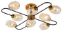 Люстра Rivoli Moonless 3126-308 8 х Е14 40 Вт модерн
