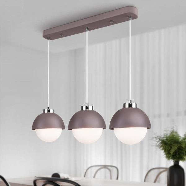 Светильник подвесной (подвес) Rivoli Clara 3143-203 3 х Е14 40 Вт модерн потолочный