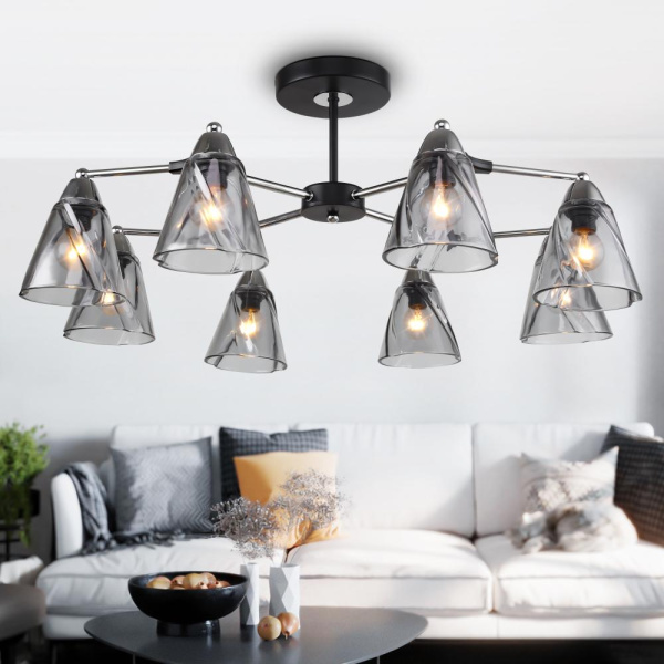 Люстра Rivoli Connie 3144-308 8 х Е14 40 Вт модерн