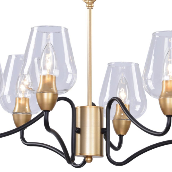 Люстра  Rivoli Fresco 5045-206 6 * E14 40 Вт лофт - кантри