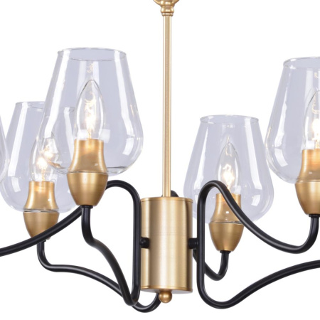 Люстра  Rivoli Fresco 5045-206 6 * E14 40 Вт лофт - кантри