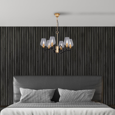 Люстра  Rivoli Fresco 5045-206 6 * E14 40 Вт лофт - кантри