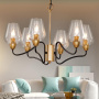 Люстра  Rivoli Fresco 5045-206 6 * E14 40 Вт лофт - кантри