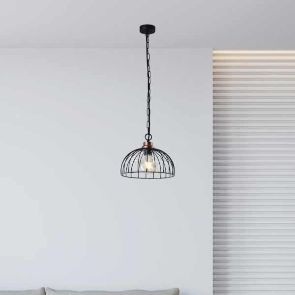 Светильник подвесной (подвес) Rivoli Agarola 1018-106 1 х Е27 40 Вт лофт - кантри