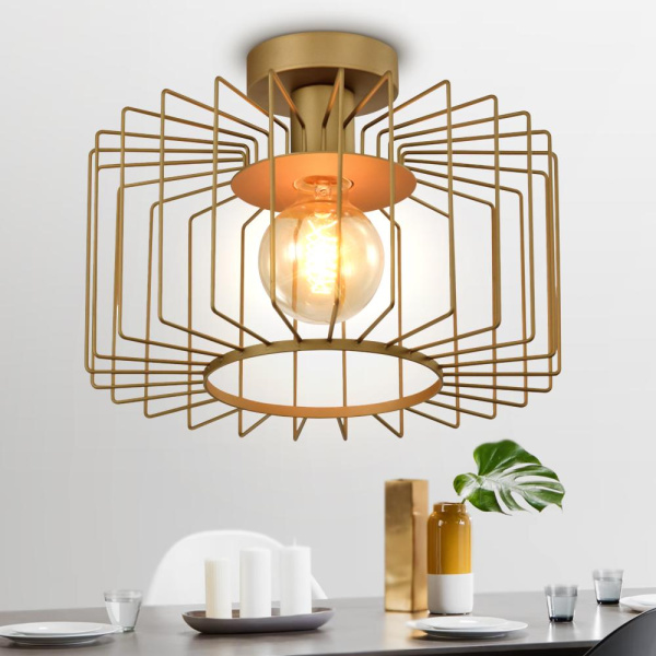 Светильник потолочный Rivoli Wilhelmina 4018-211 1 х Е27 40 Вт лофт - кантри