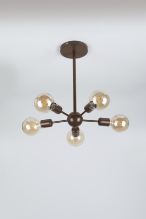 Люстра  Rivoli Grethen 5083-305 5 * Е27 40 Вт лофт - кантри