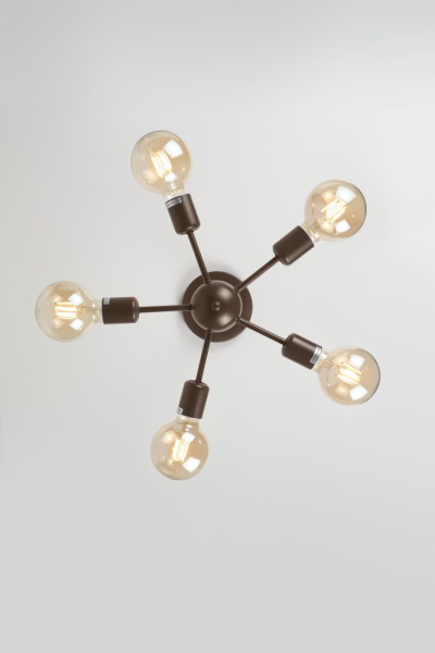 Люстра  Rivoli Grethen 5083-305 5 * Е27 40 Вт лофт - кантри