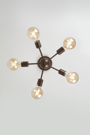 Люстра  Rivoli Grethen 5083-305 5 * Е27 40 Вт лофт - кантри