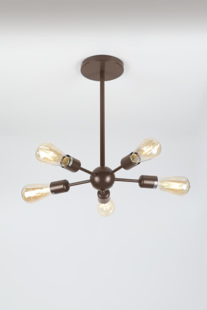 Люстра  Rivoli Grethen 5083-305 5 * Е27 40 Вт лофт - кантри